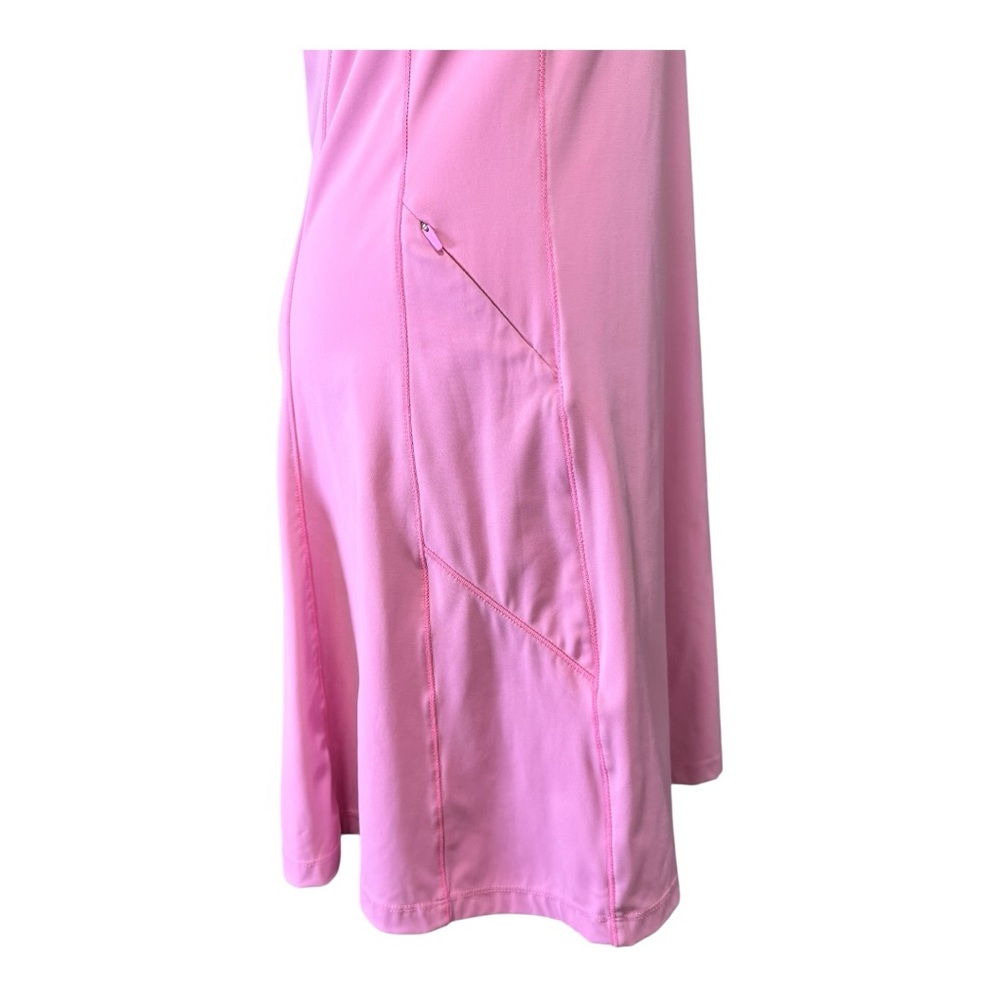 Addison Bay Pink Sleeveless Dress Size M Preppy Athleisure Resort Wear - Picture 8 of 8